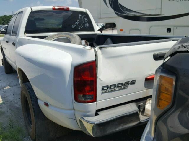 3D7MA48673G735465 - 2003 DODGE RAM 3500 S WHITE photo 3