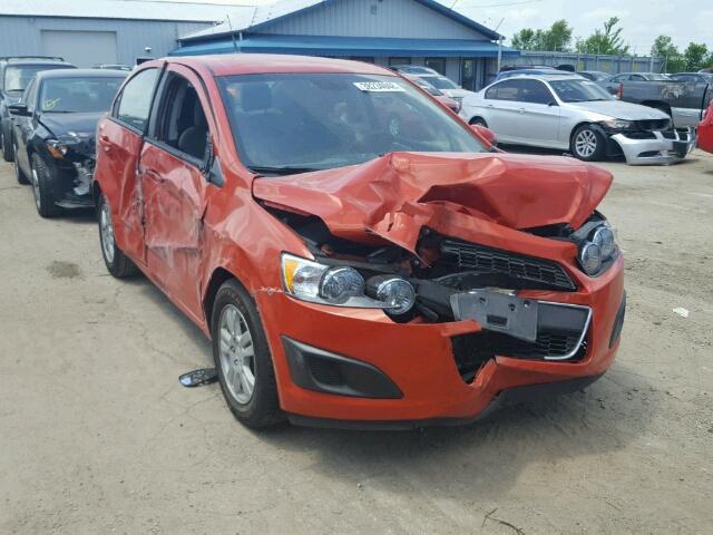 1G1JA5SH9C4123089 - 2012 CHEVROLET SONIC LS 橙色 照片 1