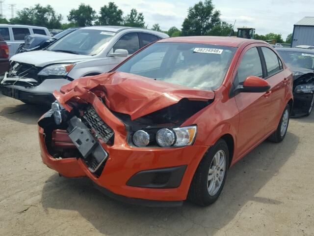 1G1JA5SH9C4123089 - 2012 CHEVROLET SONIC LS 橙色 照片 2
