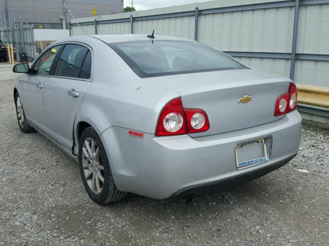 1G1ZE5E15BF385068 - 2011 CHEVROLET MALIBU LTZ 银色 照片 3