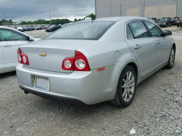 1G1ZE5E15BF385068 - 2011 CHEVROLET MALIBU LTZ 银色 照片 4