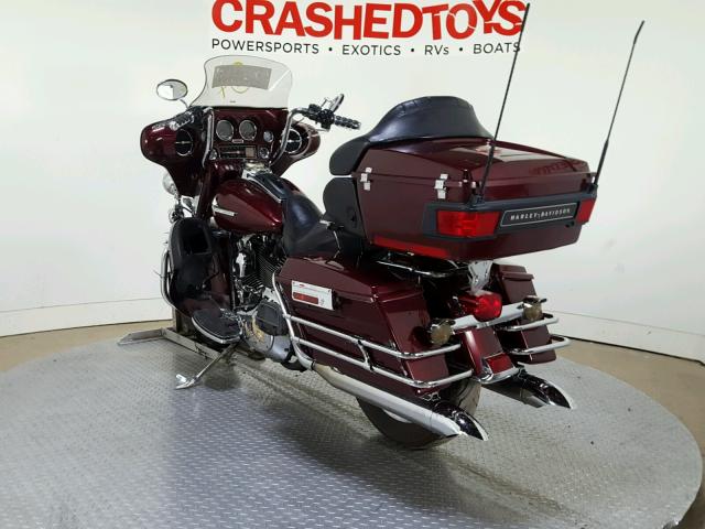 1HD1FCW135Y607800 - 2005 HARLEY-DAVIDSON FLHTCUI MAROON photo 6