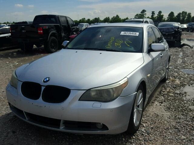 WBANB53557CP08125 - 2007 BMW 550 I SILVER photo 2