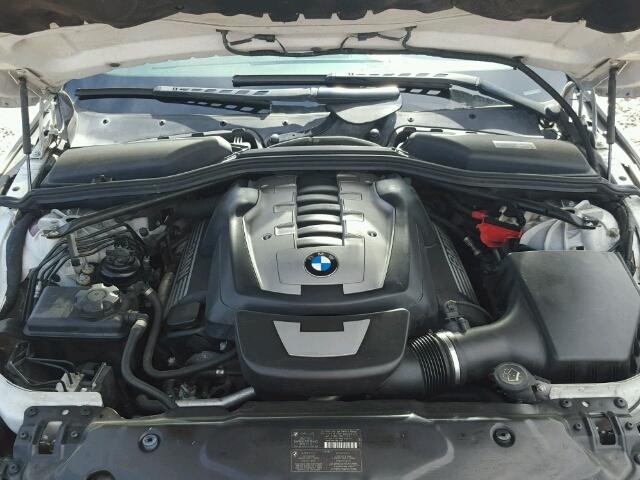 WBANB53557CP08125 - 2007 BMW 550 I SILVER photo 7