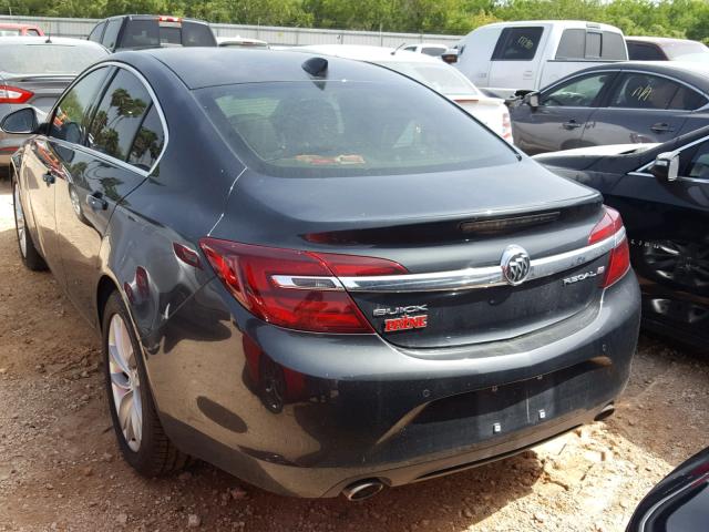 2G4GN5EX0F9253008 - 2015 BUICK REGAL PREM GRAY photo 3