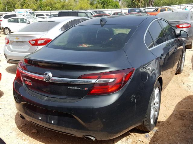 2G4GN5EX0F9253008 - 2015 BUICK REGAL PREM GRAY photo 4