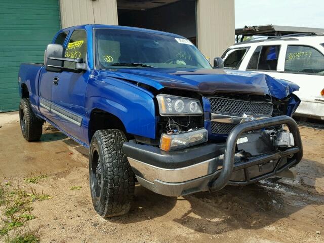 1GCEK19T43E115047 - 2003 CHEVROLET SILVERADO BLUE photo 1