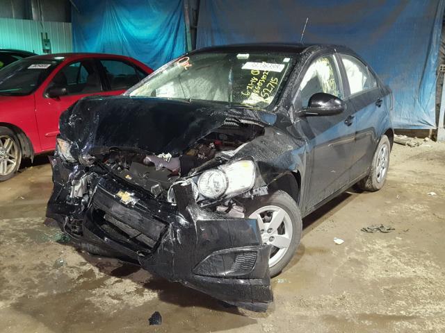 1G1JA5SH8G4117046 - 2016 CHEVROLET SONIC LS BLACK photo 2