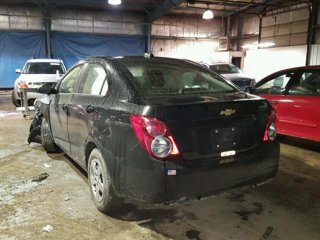 1G1JA5SH8G4117046 - 2016 CHEVROLET SONIC LS BLACK photo 3