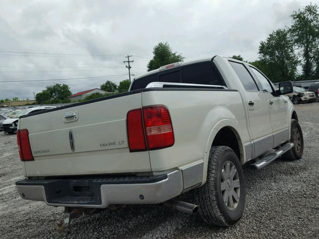 5LTPW18506FJ22475 - 2006 LINCOLN MARK LT WHITE photo 4