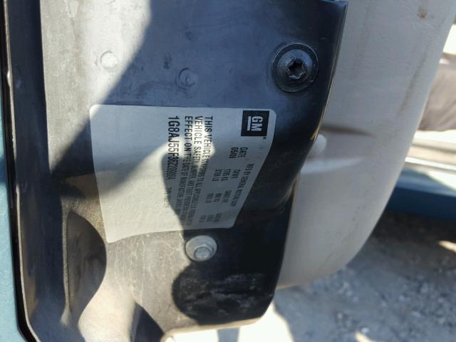 1G8AJ55F36Z209064 - 2006 SATURN ION LEVEL GREEN photo 10