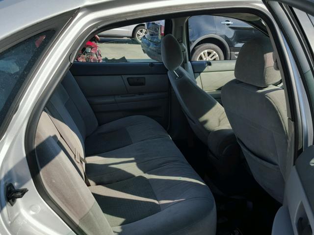 1FAFP53U05A210204 - 2005 FORD TAURUS SE SILVER photo 6