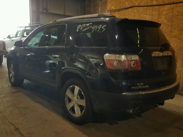 1GKKVRED3CJ217605 - 2012 GMC ACADIA SLT 蓝色 照片 3