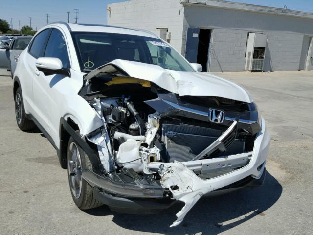 3CZRU5H72JM711251 - 2018 HONDA HR-V EXL WHITE photo 1