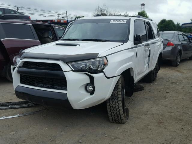 JTEBU5JR9G5292263 - 2016 TOYOTA 4RUNNER SR WHITE photo 2