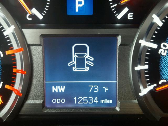 JTEBU5JR9G5292263 - 2016 TOYOTA 4RUNNER SR WHITE photo 8