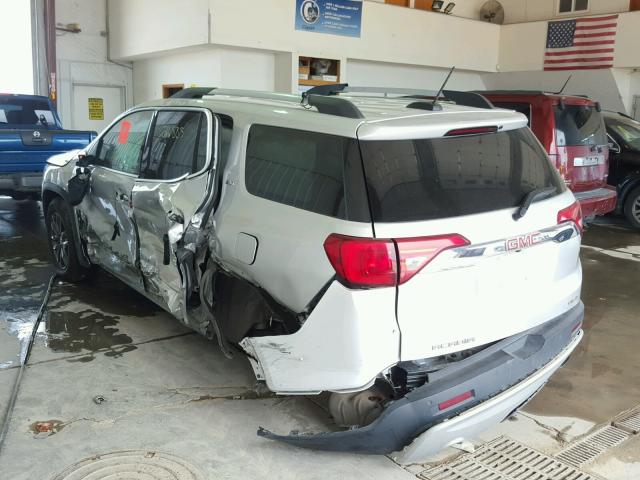 1GKKNULS8JZ175063 - 2018 GMC ACADIA SLT ვერცხლისფერი ფოტო 3