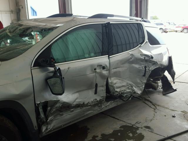 1GKKNULS8JZ175063 - 2018 GMC ACADIA SLT ვერცხლისფერი ფოტო 9