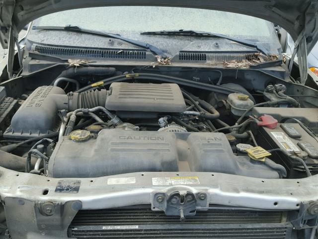 1B4HS48N12F179635 - 2002 DODGE DURANGO SL SILVER photo 7