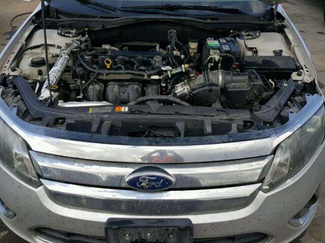 3FAHP0JAXAR321086 - 2010 FORD FUSION SEL SILVER photo 7