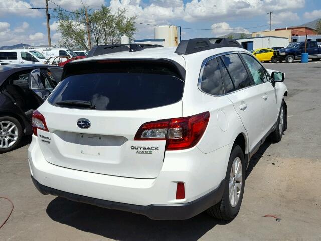 4S4BSACC8G3317219 - 2016 SUBARU OUTBACK 2. WHITE photo 4