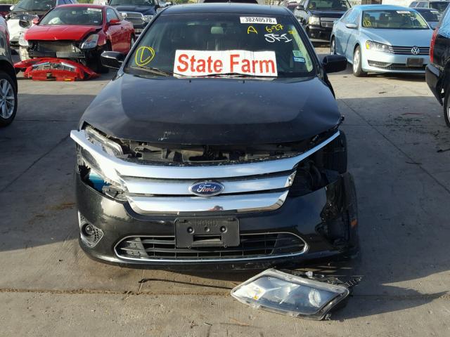 3FADP0L39AR142700 - 2010 FORD FUSION HYB BLACK photo 9