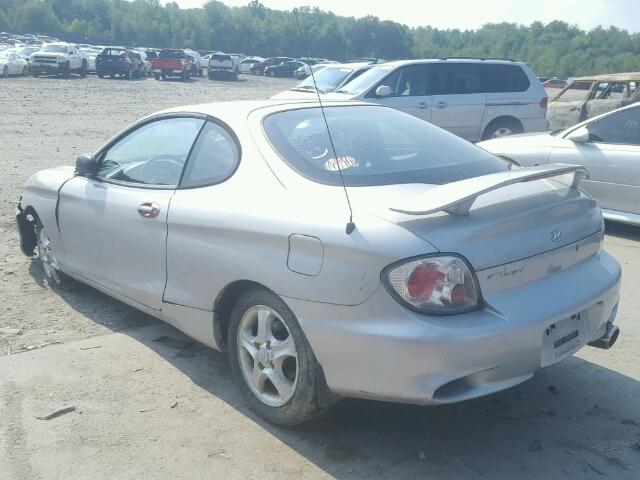 KMHJG25F41U266846 - 2001 HYUNDAI TIBURON SILVER photo 3