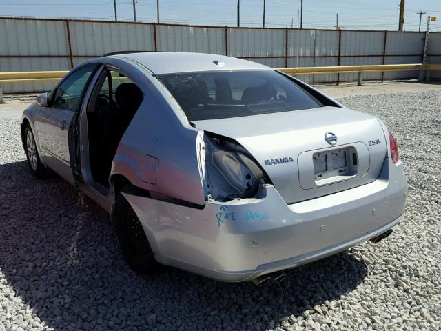 1N4BA41E98C831276 - 2008 NISSAN MAXIMA SE SILVER photo 3