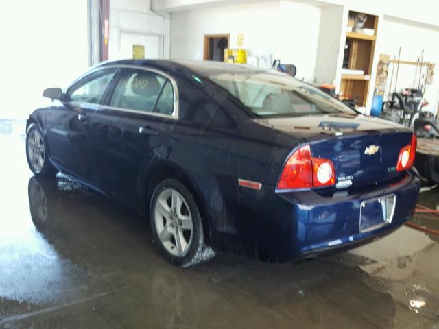 1G1ZA5E09AF284973 - 2010 CHEVROLET MALIBU LS Mavi foto 3