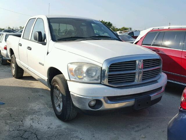 1D7HA18N08J238903 - 2008 DODGE RAM 1500 S WHITE photo 1