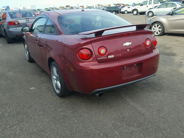 1G1AM15B577241829 - 2007 CHEVROLET COBALT SS RED photo 3