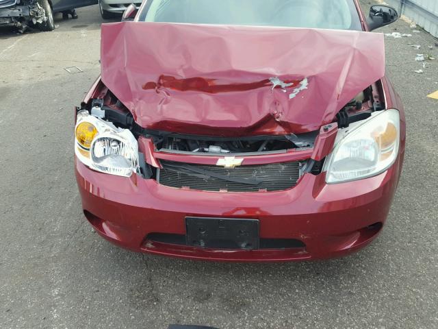 1G1AM15B577241829 - 2007 CHEVROLET COBALT SS RED photo 9