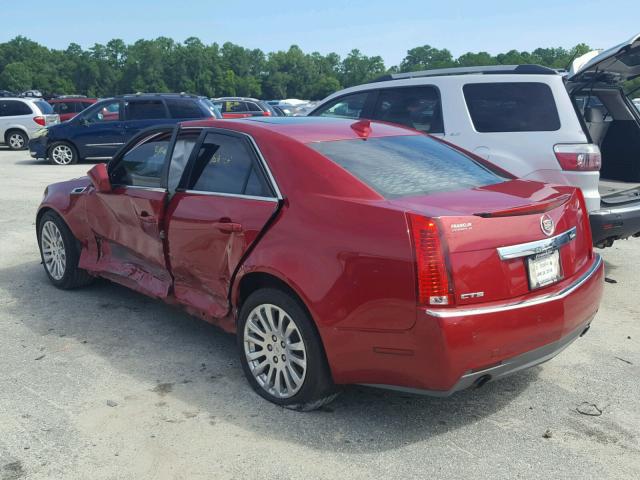 1G6DK5EY4B0102494 - 2011 CADILLAC CTS PERFOR BURGUNDY photo 3