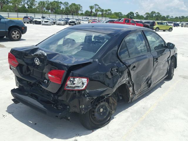 3VW2K7AJ0DM295295 - 2013 VOLKSWAGEN JETTA BASE 黑色 照片 4