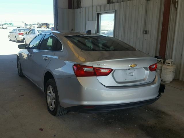 1G1ZB5ST9JF111689 - 2018 CHEVROLET MALIBU LS ვერცხლისფერი ფოტო 3