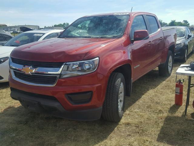 1GCGSCEA6G1120885 - 2016 CHEVROLET COLORADO L RED photo 2