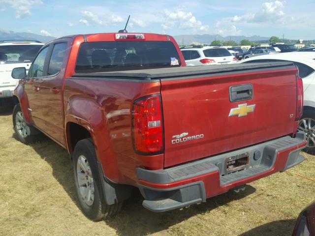 1GCGSCEA6G1120885 - 2016 CHEVROLET COLORADO L RED photo 3