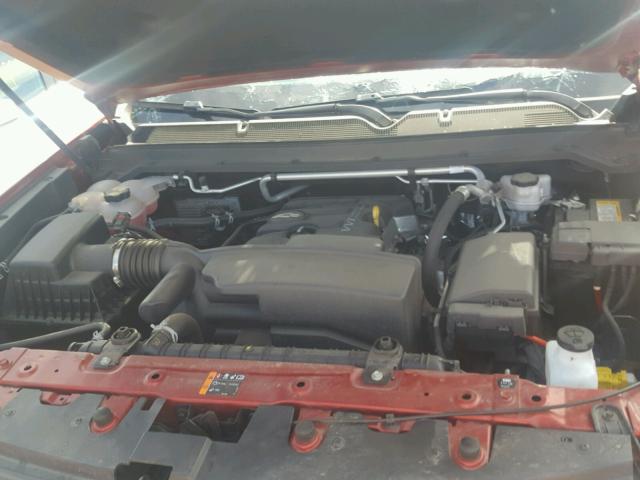 1GCGSCEA6G1120885 - 2016 CHEVROLET COLORADO L RED photo 7