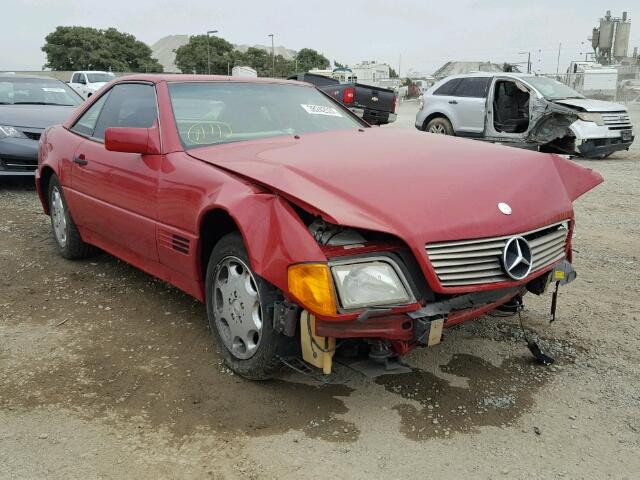 WDBFA63E8RF101166 - 1994 MERCEDES-BENZ SL RED photo 1