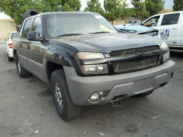 3GNEC13T52G124098 - 2002 CHEVROLET AVALANCHE BLACK photo 1