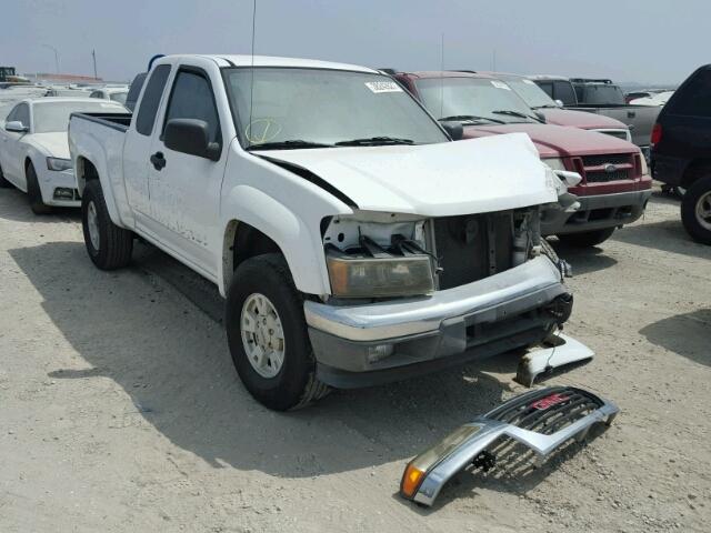 1GTDS196958155387 - 2005 GMC CANYON WHITE photo 1