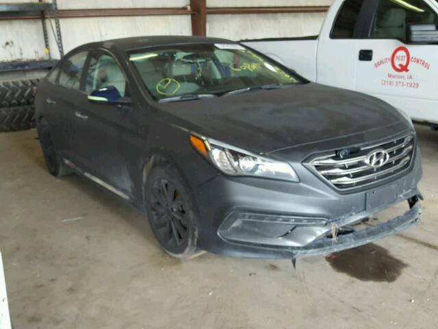 5NPE34AF0FH128676 - 2015 HYUNDAI SONATA SPO BLACK photo 1