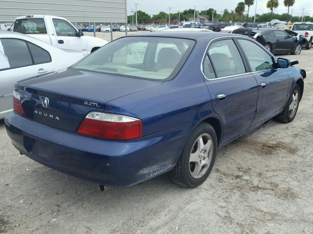 19UUA56603A073537 - 2003 ACURA 3.2TL BLUE photo 4