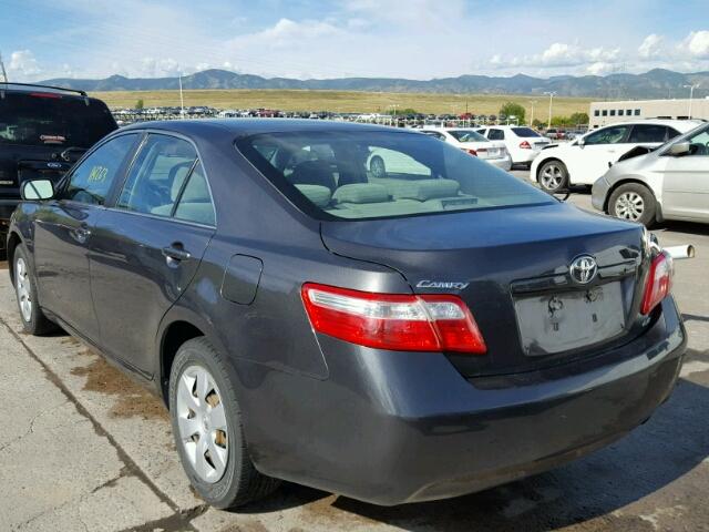 4T1BE46K49U879465 - 2009 TOYOTA CAMRY BASE GRAY photo 3