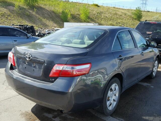 4T1BE46K49U879465 - 2009 TOYOTA CAMRY BASE GRAY photo 4