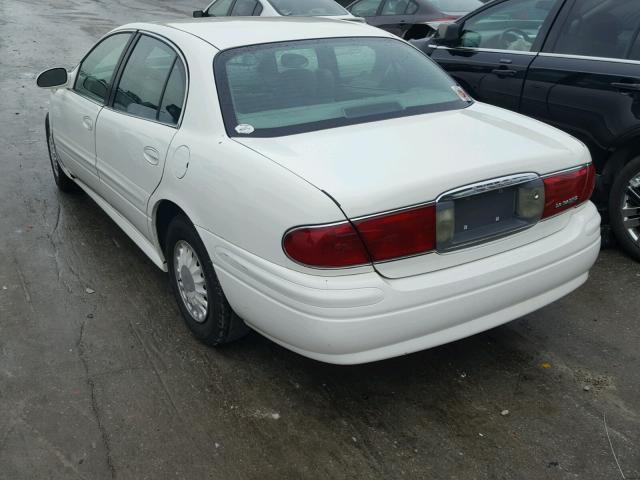 1G4HP52K434201015 - 2003 BUICK LESABRE CU WHITE photo 3