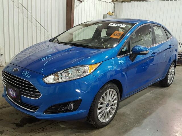 3FADP4CJ8EM190391 - 2014 FORD FIESTA TIT BLUE photo 2