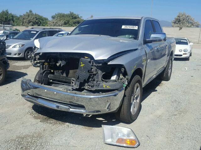 1D3HB13P19J514739 - 2009 DODGE RAM 1500 SILVER photo 2