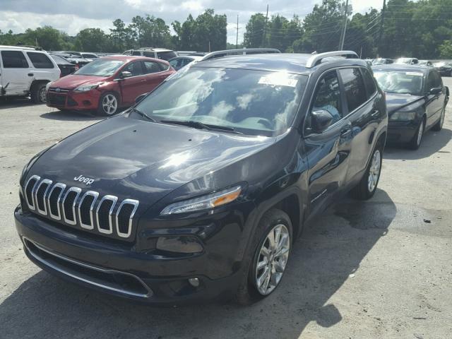 1C4PJLDB5HW526142 - 2017 JEEP CHEROKEE L BLACK photo 2