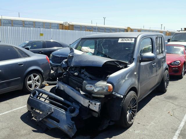 JN8AZ2KR2BT211126 - 2011 NISSAN CUBE BASE GRAY photo 2